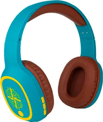 Zdjęcie produktu dla Lexip Adventure Classic, Przewodowy i Bezprzewodowy, Gaming, 20 - 20000 Hz, 175 g, Zestaw słuchawkowy, Brązowy, Turkusowy