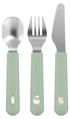 Produktbild von Mepal - Kinderbesteck 3-teiliges Set Mio Little Dutch - Little Farm