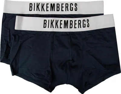 Immagine prodotto di Boxer uomo BIKKEMBERGS confezione 2 boxer cotone elesticizzato elastico a vista underwear articolo BKK1UTR10BI bi-pack trunks, M - EU M - US S - FR 3, Cotone 95%,Spandex 5%