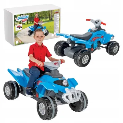 Image de Voiture Quad à pédales bleu