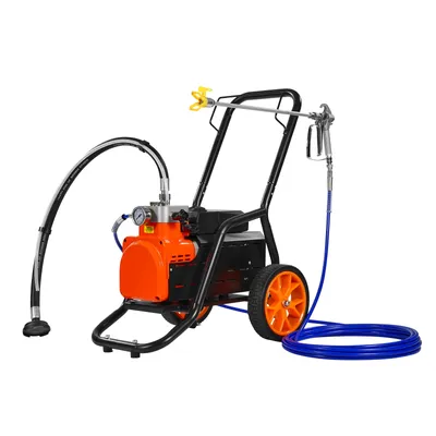 Obrázok produktu pre VEVOR bezvzduchový striekací systém s membránou, 1700 W účinný bezvzduchový striekací systém s vozíkom, 3000 psi bezvzduchový striekací systém, s predlžovacou tyčou, 3,5 l/min vysokotlakový bezvzduchový striekací systém