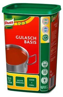 Zdjęcie produktu dla Knorr baza gulaszowa pikantna idealna do dań mięsnych 1000g