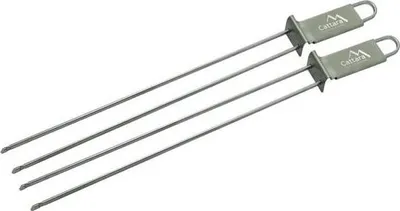 Produktbild von CATTARA Grillspieße, doppel, 32 cm, Set mit 2 Stück, EDELSTAHL, 14091