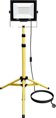 Image de Projecteur à LED, puissance 100W, IP66 résistant aux intempéries, 1x100W lumière de travail, prise EU, 5000K-6000K