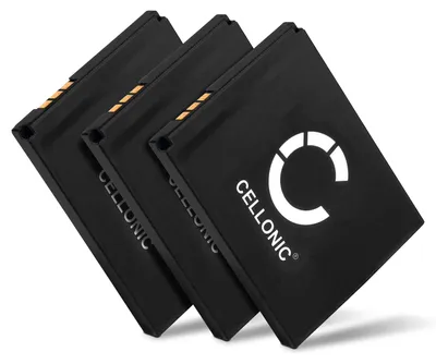 Produktbild von CELLONIC 3x Akku für Festnetz Kompatibel mit AVM Fritz!Fon C5, FON M2, C4, 312BAT006 - (750mAh, 3.7V)