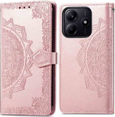 Produktbild von imoshion Mandala Klapphülle Xiaomi Redmi Note 14 (5G) - Rosé gold