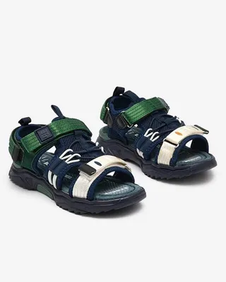 Produktbild von Grüne Kindersandalen mit Klettverschluss Meteris - Schuhe, Größe 29