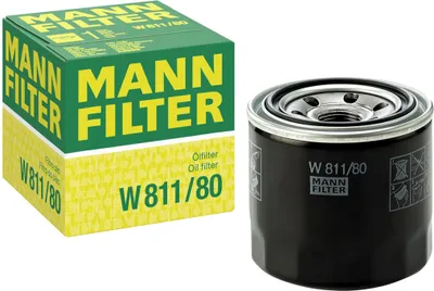 Produktbild von Ölfilter MANN-FILTER W 811/80 Anschraubfilter für OPEL Campo (TF0, TF1) Monterey A (M92) Monterey B (M98) für FORD Econovan Kastenwagen (KAA) Econovan