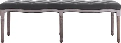 Obrázek produktu pro vidaXL Lavice z masivního dřeva 150x40x48 cm tmavě šedá