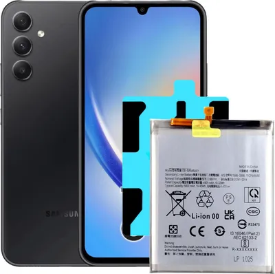 Zdjęcie produktu dla Akumulator Tradebit do Samsunga Galaxy A34 5G / A54 5G / A35 5G EB-BA546ABY 4905 mAh – akumulator litowo-jonowy do telefonu komórkowego, akumulator zamienny, naprawa