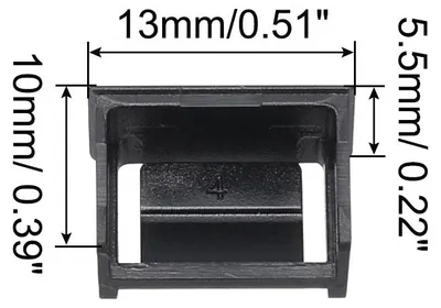 Produktbild von 20 Stš¹ck Port Blocker PC Verriegelung USB Port/Staub PC Blocker Schwarz