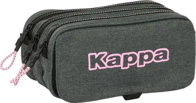 Produktbild von Portatodo Dreifach Kappa Silber rosa Grau 21,5 x 10 x 8 cm