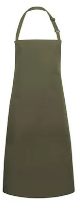 Produktbild von Karlowsky - Latzschürze "Basic", Tasche LT4283 (Einheitsgröße) (Moosgrün)