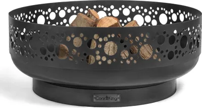 Image de Brasero de jardin BOSTON décoré en acier 80 cm-80 --