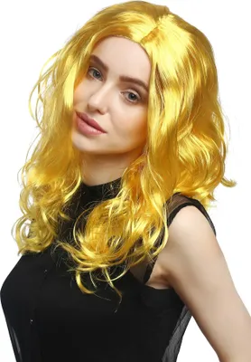 Produktbild von WIG ME UP Perücke Volumen Locken Mittelscheitel Gelb XR-010-PC2B