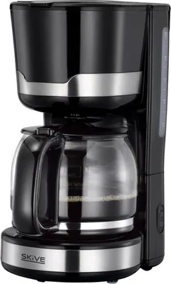 Image de Machine à café Skive Noir Acier inoxydable 1,5 L Verseuse thermos Filtre Verre Petit déjeuner