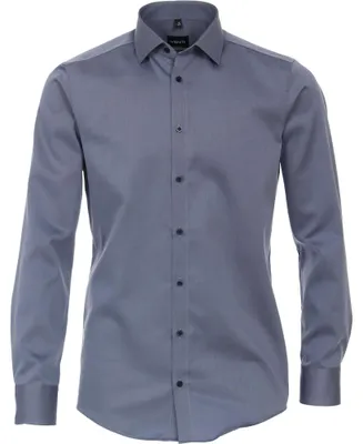 Immagine prodotto di Camicia da lavoro da uomo VENTI, manica lunga, modello 69, taglio Modern-Fit, blu, taglia 43