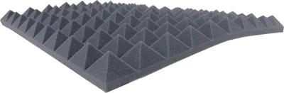 Produktbild von Pyramidenschaumstoff ca.100x50x4 cm - Akustik SchaumstoffSchalldämmmatten zur effektiven Akustik Dämmung