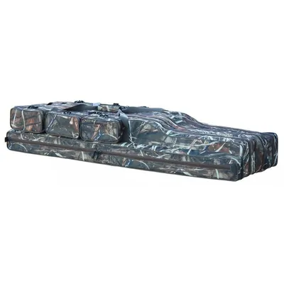 Immagine prodotto di Suretti Custodia per canne da pesca a tre camere Camo - 155cm