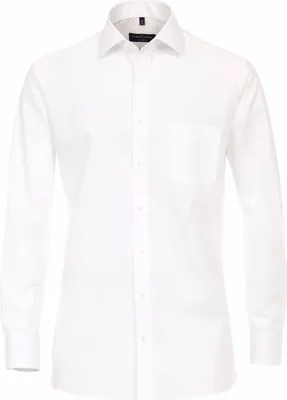 Produktbild von CASAMODA Herren Businesshemd 72er Langarm Kent Modern-Fit Weiß 43