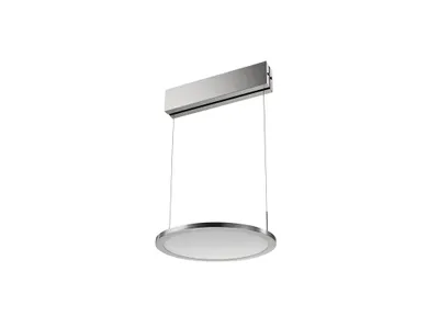 Produktbild von Wipo 7065032 Pendelleuchte PLATE 1R LED edelstahlfarbig eloxiert