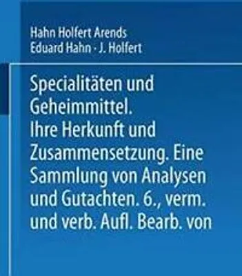 Obrázek produktu pro Spezialitäten und Geheimmittel