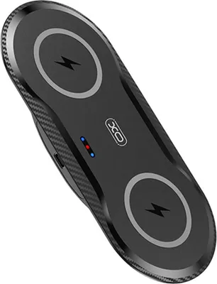 Obrázek produktu pro Bezdrátová duální nabíječka Xo Wx025 20W (černá)