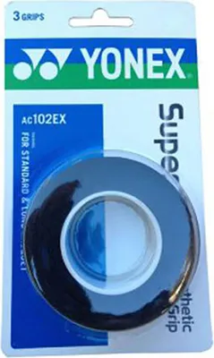 Produktbild von Yonex Super Grap schwarz 3er Tennis - Griffbänder, 196000121300000