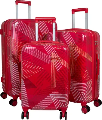 Produktbild von Hartschale Kofferset 3 teilig mit Motiv Ravenna Rot