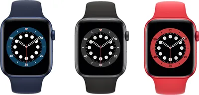 Produktbild von Apple Watch Series 6 Smartwatch, Farbe:Schwarz