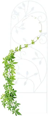 Produktbild von Famanu Pflanzenklimrek robuste Unterstützung für Pflanzen - 120 x 40 cm, weiß