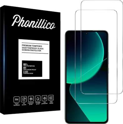 Immagine prodotto di Vetro temperato per Xiaomi 13T / 13T PRO [2 pezzi] Pellicola protettiva dello schermo Antigraffio vetro resistente Phonillico