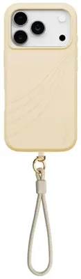 Productafbeelding van Uniq Coehl Serina telefoonhoesje voor iPhone 17 Pro, met magnetische oplaadfunctie, kleur: beige