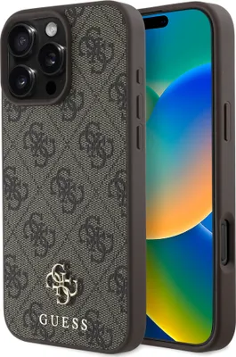 A smartphone case with a repeating logo pattern is shown next to a smartphone.