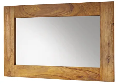 Immagine prodotto di MASSIVMOEBEL24 | specchio in legno di Sheesham / palissandro 70x3x110 marrone oliato NATURE BROWN #841