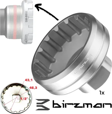 Produktbild von Birzman BB Innenlagerschlüssel Tretlager Nuss für Hollowtech II
