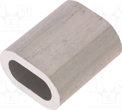 Immagine prodotto di 1x manicotto di serraggio L: 42 mm ZLA12 Attrezzatura per funi in alluminio Ø fune: 12 mm