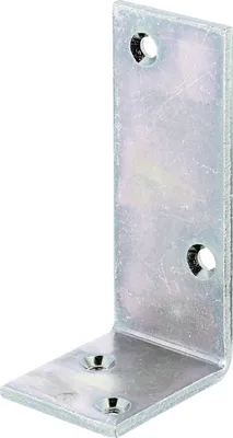 Produktbild von GAH-Alberts Balkenwinkel ungleichschenklig, Stahl, Winkelhalterung, Stahl, Galvanisch verzinkte Beschichtung, 6 mm, 20 Stück(e)