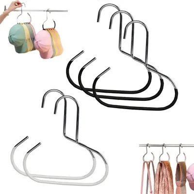 Schalhaken-Set 5 Stück, Antirutsch, gebogen, für Schals, Krawatten, Gürtel