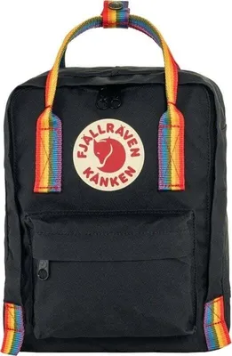 Zdjęcie produktu dla Fjällräven Kånken Rainbow Mini Plecak Black/Rainbow Pattern 7 L