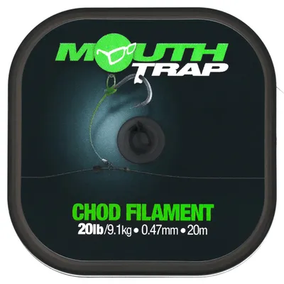 Produktbild von Korda MouthTrap - 20m Vorfachschnur, Durchmesser/Tragkraft:0.53mm / 25lb (11.3kg)