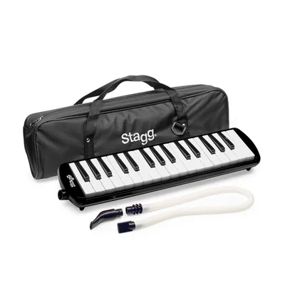 Produktbild von Stagg MELOSTA32 BK, 32 Schlüssel, Schwarz, Kunststoff, 41 cm, Box