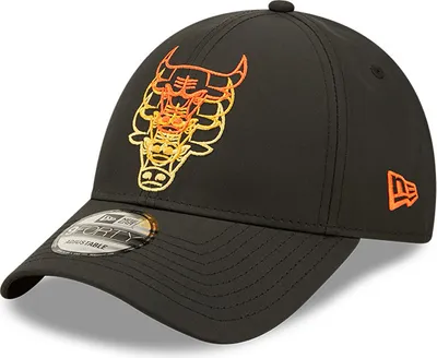 Produktbild von New Era NBA 9FORTY Cap Chicago Bulls Stacked Logo black