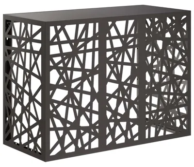 Obrázok produktu pre Kryt klimatizácie čierny 110 x 50 x 80 cm oceľ