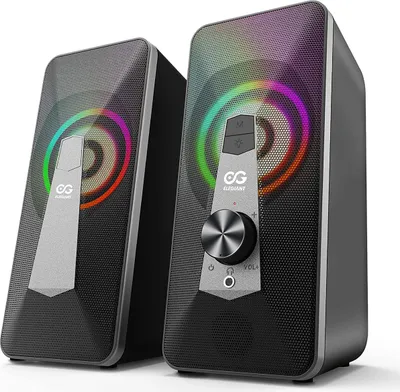 Produktbild von ELEGIANT SR300 Hi-Fi 2.0 Bluetooth-Lautsprecher – Tragbares Stereo-System mit 10W Leistung, Bass-Woofer, RGB-Beleuchtung & USB/AUX-Konnektivität