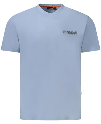 Produktbild von Napapijri Herren KURZARM-T-SHIRT Hellblau NP0A4IE2SDATISS_AZI83 : Größe - S Größe: S