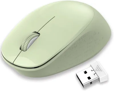Produktbild von 2.4G Wireless Maus Leise mit USB Empfänger, 1600 DPI Optical Tracking, 3 Tasten,Für Links- und Rechtshänder, Kompatibel mit PC, Mac, Laptop, Windows