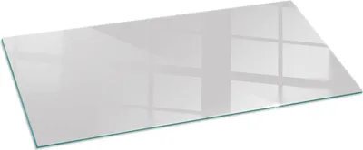 Obrázok produktu pre Sklenený podlahový panel 125x50 cm - Krbový panel zo skla - Krbový panel zo skla - Ochranné sklo - Ochranný panel proti iskrám - Sklenený podlahový panel proti ohňu - Tepelná ochrana - Ochrana podlahy zo skla - Farba sivá