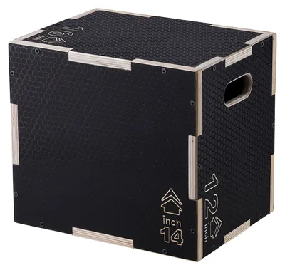 Produktbild von Plyobox – Sprungbox – Plyometrische Box – Stufenbox – Fitnessplattform – Verstellbare Plyo-Box aus Holz