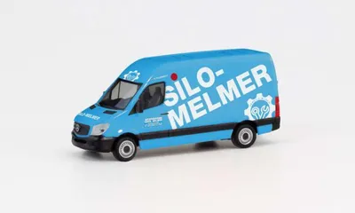 Produktbild von Herpa MB Sprinter 13 HD Kasten Silo Melmer 095419
